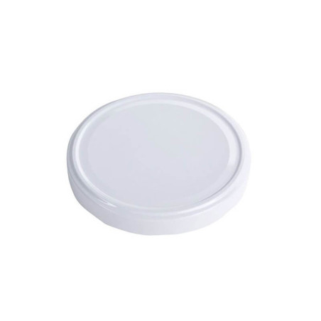 Užsukamas dangtelis baltos spalvos 66mm