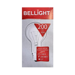 Kaitrinė elektros lemputė BELLIGHT, 200W, E27, 3040 liumenų