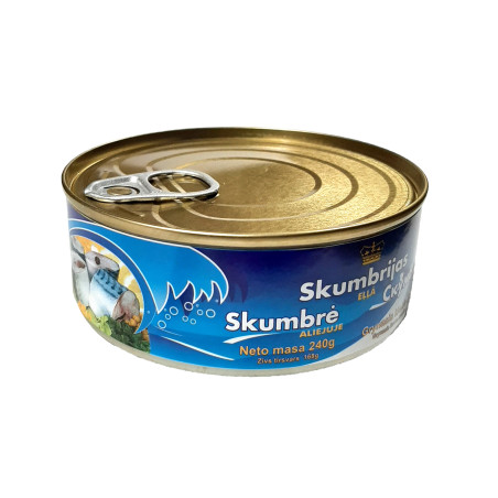 Skumbrė aliejuje 240g