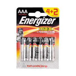 Elementai Energizer LR3/AAA BL4 + 2vnt