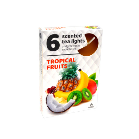 Arbatinės kvepiančios žvakutės Tropical Fruits 6vnt