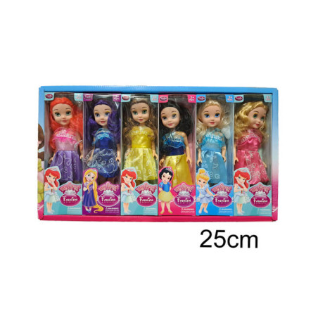 Lėlė Fashion su karūna, 25cm