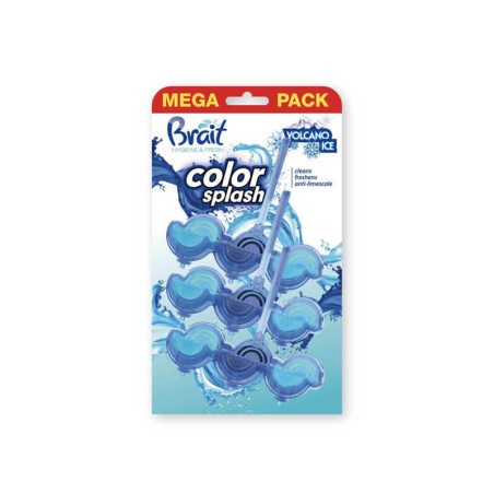 Pakabinamas WC valiklis - gaiviklis Brait Volcano Ice 3vnt x 45g