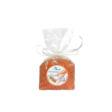 Druska kojų vonelėms Aqua Amber su šaltalankių augaliniu ekstraktu ir nerolio eteriniu aliejumi 300g