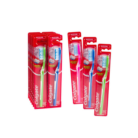 Dantų šepeteliai Colgate Double Action Medium 1vnt