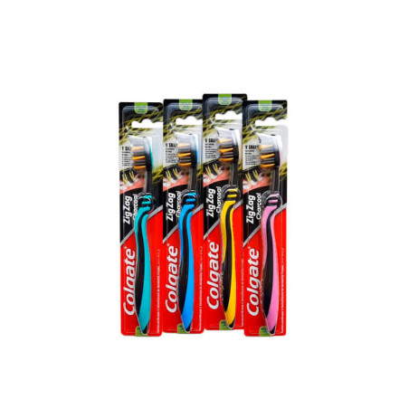 Dantų šepetėlis Colgate Zig Zag Charcoal Medium