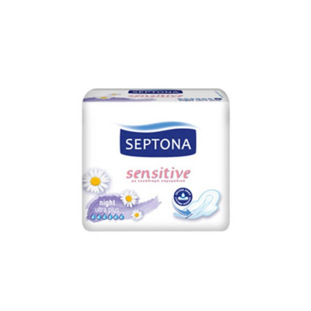 Higieniniai paketai Septona Sensitive Night plus 8vnt