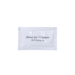 Mini šampūnas ir dušo želė maišelyje White, 10ml