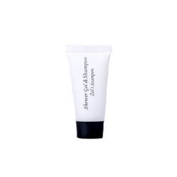 Mini šampūnas ir dušo želė tūbelėje White, 20ml
