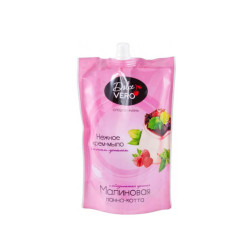 Skystas kreminis muilas-papildymas Dolce Vero aviečių 500ml