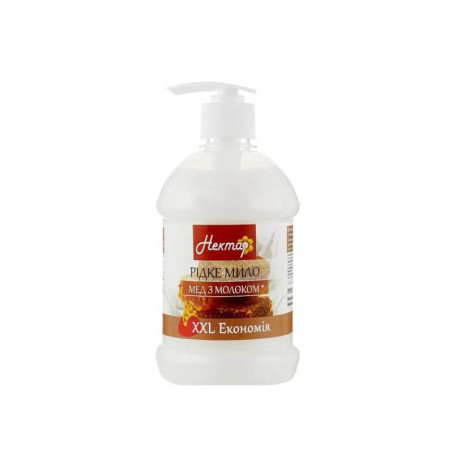 Skystas muilas Nektar Medaus ir pieno 500ml