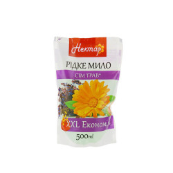 Skystas kremas - muilas papildymas Nektar 7 žolių 500ml