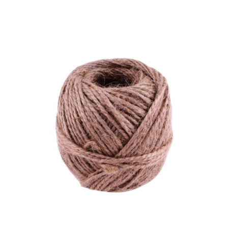 Virvė - džiutas rudos spalvos 50gr