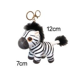 Raktų pakabukas minkštas Zebras 1vnt