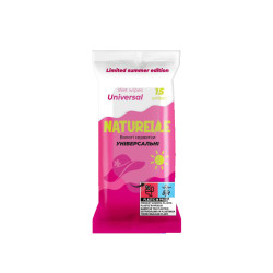 Drėgnos servetėlės  Naturelle Flame 15vnt