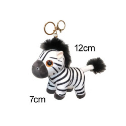 Raktų pakabukas minkštas Zebras 1vnt