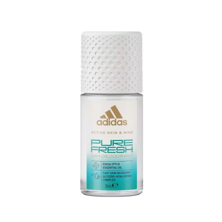Rutulinis dezodorantas moterims Adidas Pure Fresh 50ml