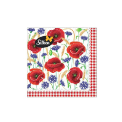 Stalo servetėlės Decor AGUONOS 33x33cm, 16vnt