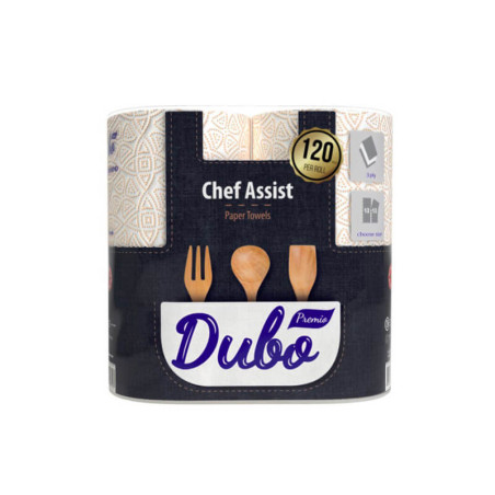 Popieriniai rankšluosčiai Divo 120 lapelių, 2 rulonėliai, 3 sluoksniai, celiuliozė