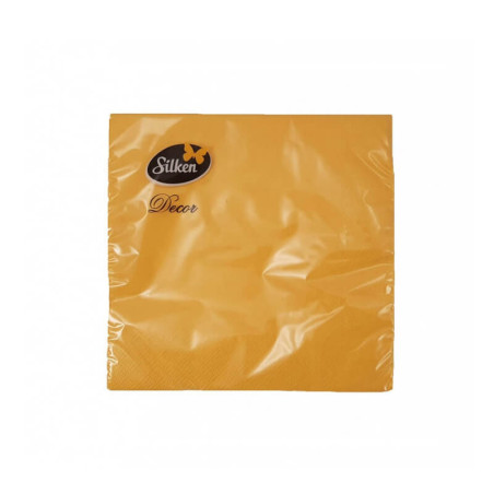 Stalo servetėlės GELTONA 33x33cm, 3 sluoksniai, 20vnt