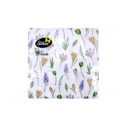 Stalo servetėlės Decor Pirmosios gėlės 33*33cm, 3 sluoksniai, 18vnt