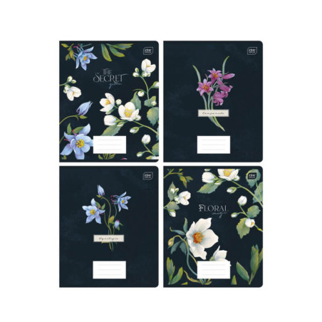 Sąsiuvinis A5 formato, 48 lapai, langeliais