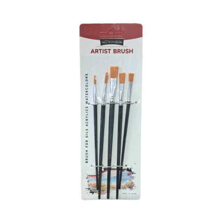 Teptukų rinkinys tapybai 5vnt