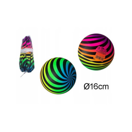Pripučiamas kamuolys Ø16cm ryškiaspalvis Z9881