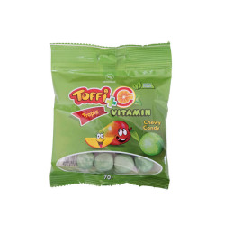 Saldainiai Toffi Tropic, 70g