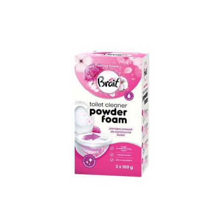 WC valymo milteliai BRAIT Cotton Flower 3x100g
