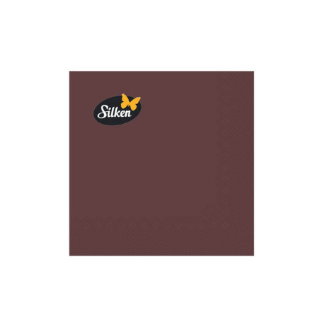 Stalo servetėlės ŠOKOLADINĖS spalvos 33x33cm, 3 sluoksniai 20vnt