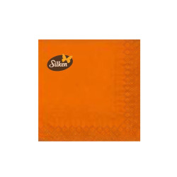 Stalo servetėlė ORANŽINĖ 33x33, 3 sluoksniai, 20vnt