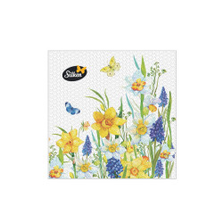 Stalo servetėlės Decor Narcizai 33x33cm, 2 sluoksniai, 16vnt