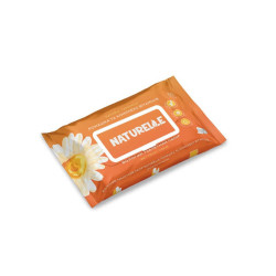 Drėgnas tualetinis popierius Naturelle Ramunėlė 50vnt