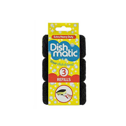 Dishmatic šiurkščios kempinės pakeitimui 3vnt