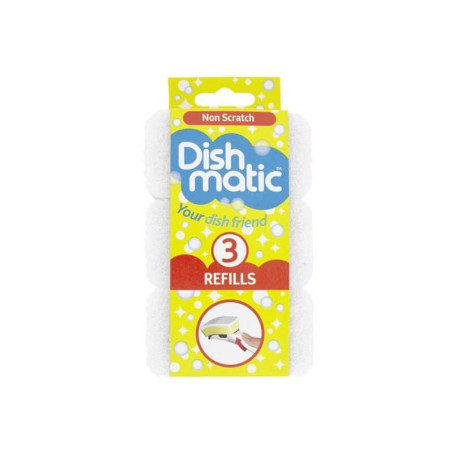 Dishmatic nebraižančios kempinės pakeitimui 3vnt