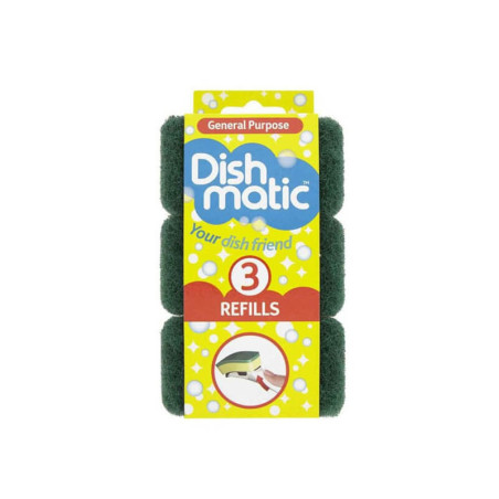 Dishmatic vidutinio šiurkštumo kempinės pakeitimui 3vnt