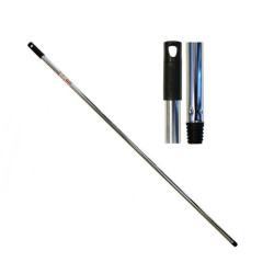 Šluotos kotas Sauber metalinis, chromuotas 130cm