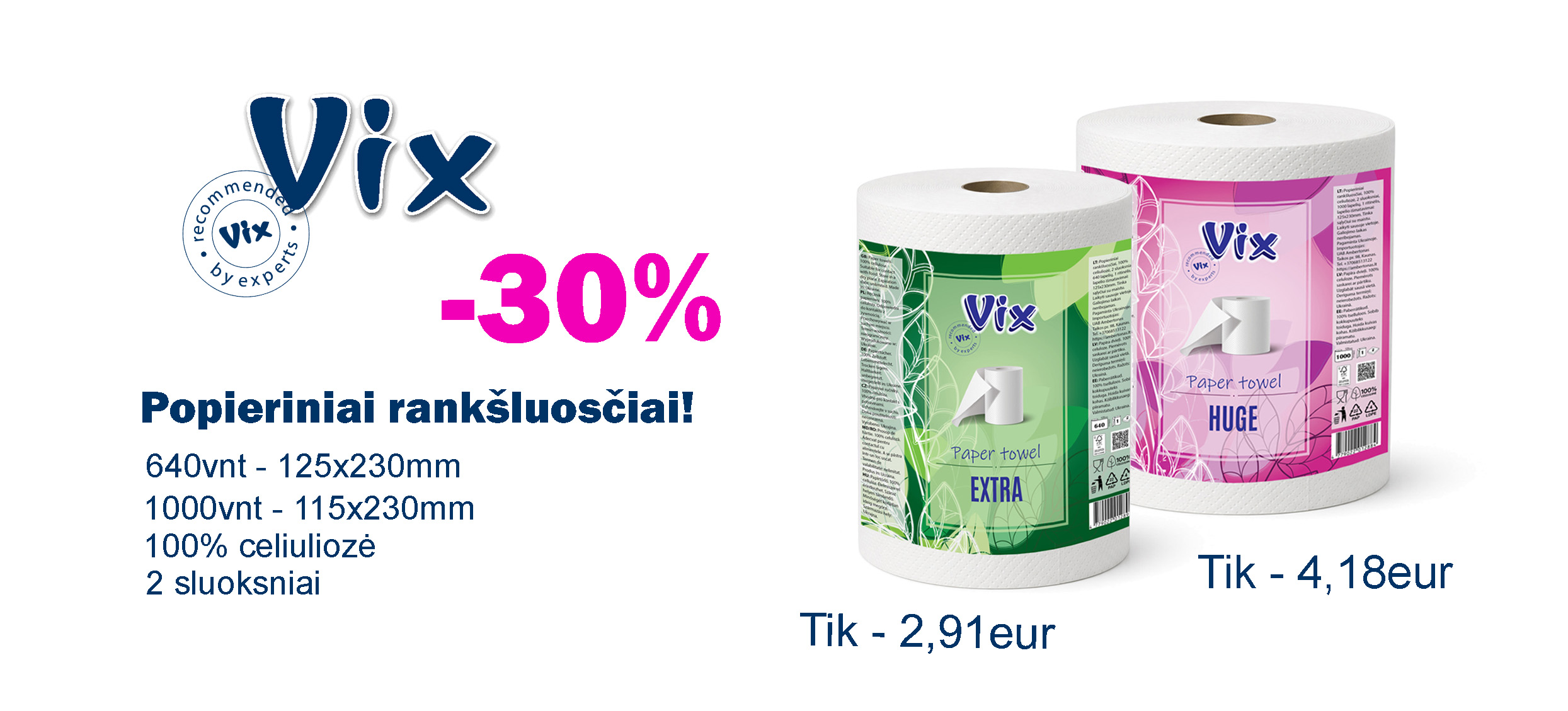 VIX pop. rankšl. 30proc